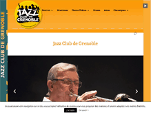 Tablet Screenshot of jazzclubdegrenoble.fr